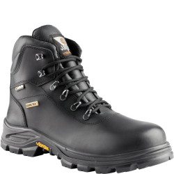 Chaussures de sécurité montantes JALTERRE S7S CI HI HRO LG FO SR cuir noir - JJV31 - JALLATTE