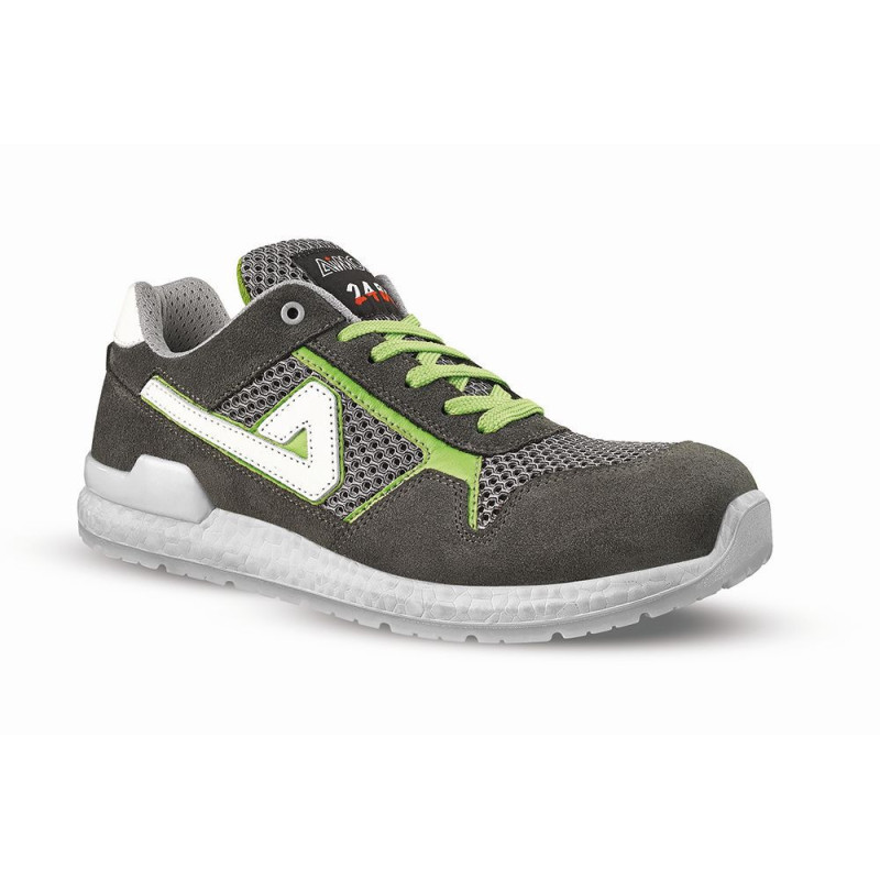 Chaussures de sécurité TUPAC velours gris - ABI09