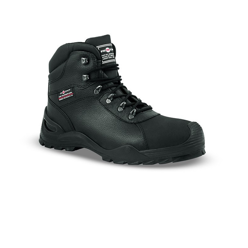 Chaussures de sécurité montantes MIRUS S3S FO SR cuir noir - 007AX67 - AIMONT