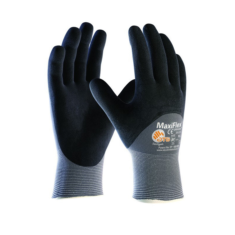 Gants MaxiFlex ULTIMATE gris/noir - 34-875